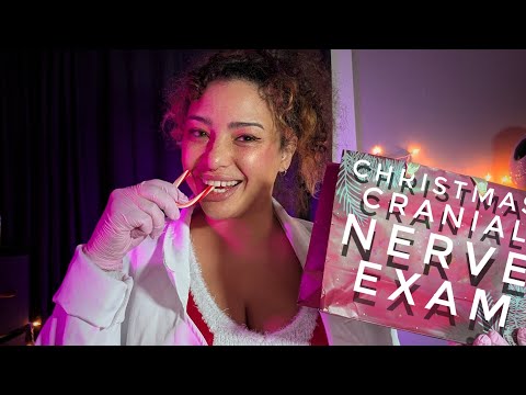 ASMR Unwrapping a Cranial Nerve Exam (light triggers) (accent)