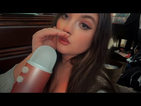 ASMR switching between super breathy whispers and soft speaking,stuttering, pitch changing, humming 