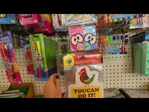 Dollar Tree Back-to-School Section Walk-Through 2022