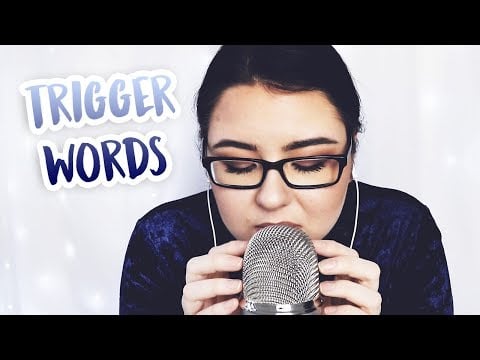 ASMR Trigger Words & Mic Scratching (WHISPER IN ENGLISH!!)