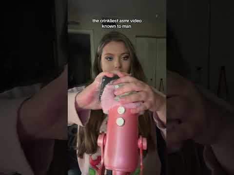 the BEST crinkly asmr EVER #asmr #tingles #crinklesounds #fyp #explore #sleep #mouthsounds