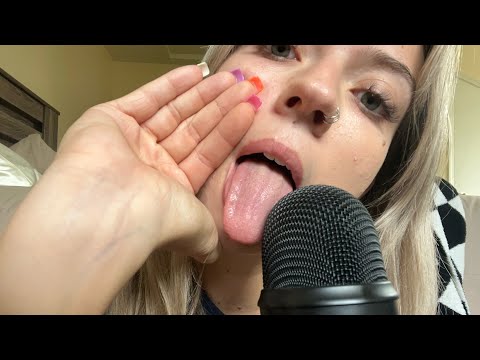 ASMR| NO TALKING, Full Sensitivity, WET & Sloppy Fast & Aggressive LENS Licking, Fogging & KISSES