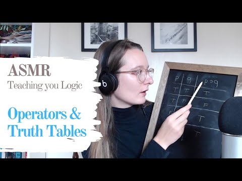 ASMR Teaching You Logic: Operators & Truth Tables (Whispered)