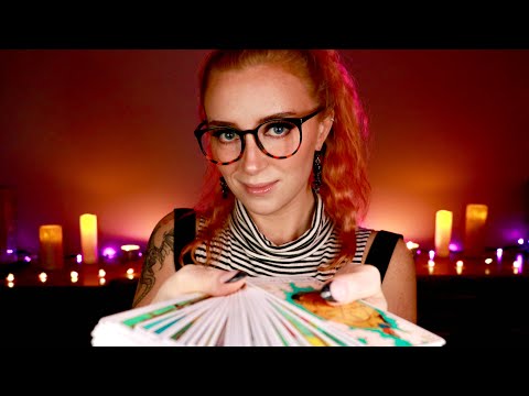 #ASMR | Reading You to Sleep 🔮 Tarot Card Reader Roleplay w/Thunderstorms