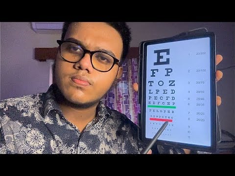 ASMR Fast Eye Exam