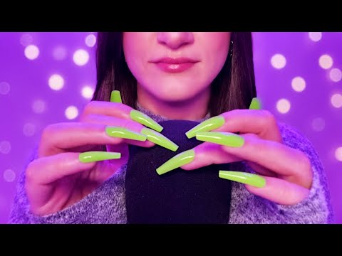 ASMR • Mic Scratching & Intense Whispering (Long Nails)