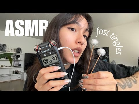 ASMR ☆ Fast & Aggressive TASCAM Tiggers for 100% TINGLES 