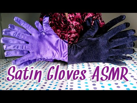 SATIN GLOVES *Alternating Colors* ASMR 🧤 Fabric Rubbing & Soft Speaking 🤫