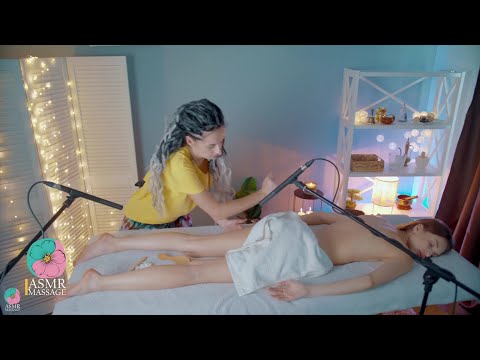 Tranquil ASMR Massage with Brushing Sounds
