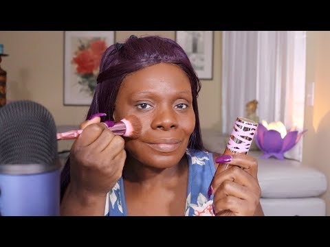 Makeup Foundation ASMR Trying Tarte Double Duty Beauty