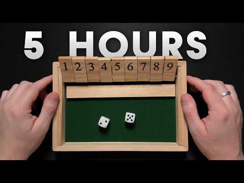 [ASMR] 5 Hours of Shut the Box
