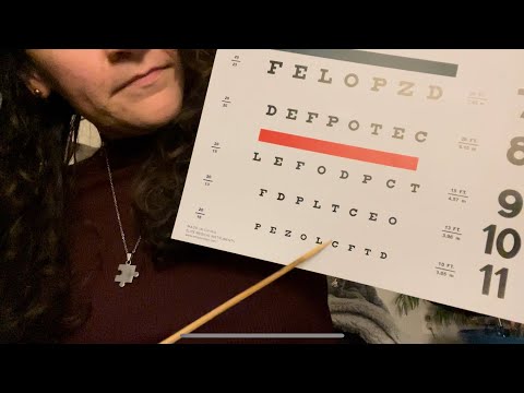 ASMR Eye Exam Role Play: Light Trigger