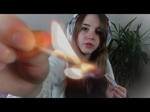 ASMR - Negative energy removal (plucking, cutting, brushing, and burning away your negative energy)