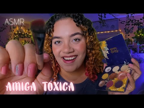 ASMR AMIGA DE INFÂNCIA TÓXICA DE MAQUIANDO 😨🤬