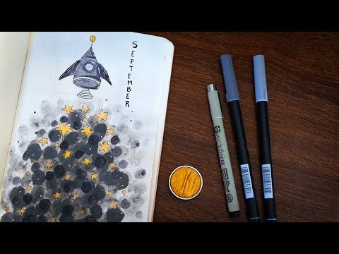 Plan Together / September Bullet Journal Setup 🚀 ASMR