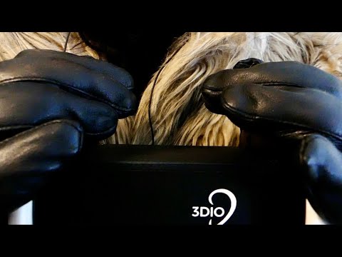 ASMR Leather Glove Sounds Finger Flutters and Cupping Ear Attention from Snowmageddon