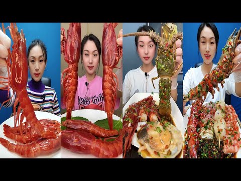 Seafood Mukbang colorful