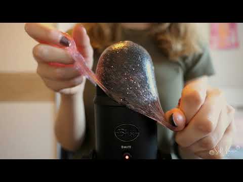ASMR | Amazing underwater sounds with slime | No talking, pulling slime over mic