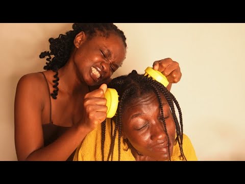 ASMR AGGRESSIVE SCALP SCRATCHING AND MASSAGE FOR SLEEP 😴 