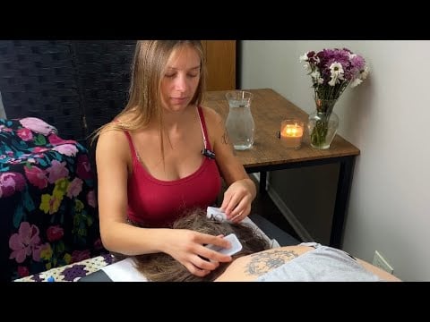 ASMR Scalp & Hair Cleanse + Upper Back Massage | Cupping & Relaxation | Soft Spoken