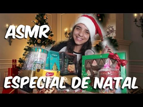 ASMR- ESPECIAL DE NATAL- EXPERIMENTANDO DOCES-  MUKBANG