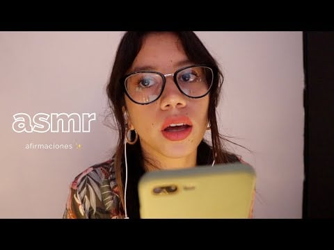 ASMR afirmaciones positivas