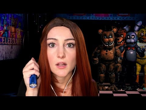 ASMR Flirty Receptionist Works the Night Shift at Freddy Fazbear's Pizza 🐻 FNAF Roleplay 