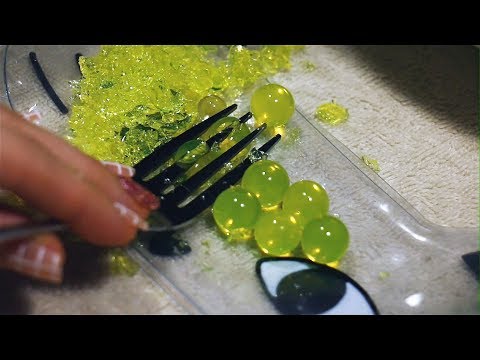 [ASMR] 보고있으면 빠져드는 동글동글 아쿠아볼(개구리알) Satisfying Water Marbles ASMR