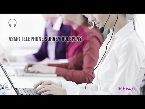 [ASMR] Telephone Survey ★ Roleplay ★ [Softly spoken] [Telephone voice]