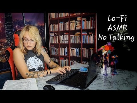 ASMR | Realistic Lo-Fi Office / Work Roleplay | No Talking | Soft Quiet Sounds 