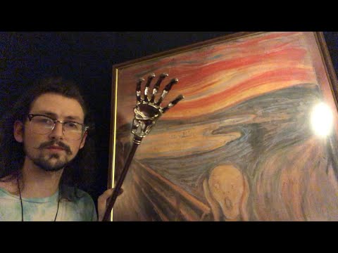 ASMR Mini Art Lesson Roleplay + Bonus Triggers (The Scream - Edvard Munch)