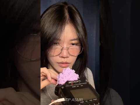 ASMR Ear Cleaning with slime #myntp #asmr