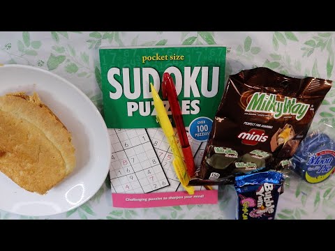 MED HARD SUDUKO WITH TREATS ASMR SOUNDS