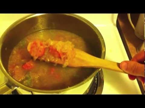 Cooking thai curry veggie soup! (recipe)
