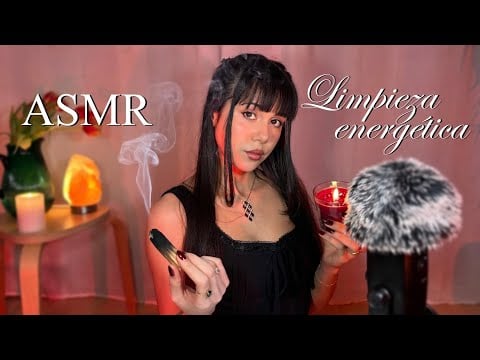 ASMR Limpieza energética 🌙 Para que tu alma este en calma  