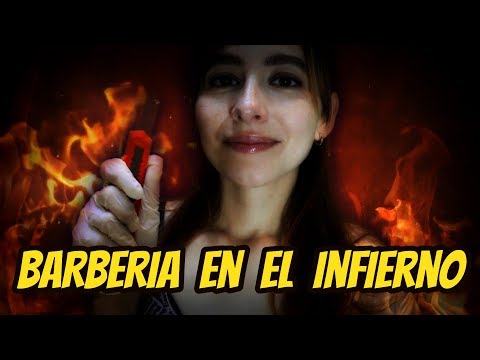 Role Play BARBERÍA con Peluquera Dëmonψo Antipática. ASMR en Español//Barbershop