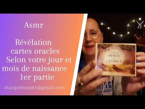 Asmr Français, Révélation cartes oracles, Selon votre jour et mois de naissance. 1er partie