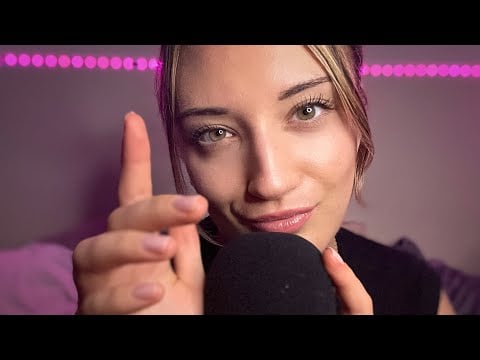 ASMR MOUTH SOUNDS 👄 + visual, sticky sounds, tapping