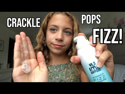 ASMR fizzy lotion! Insane tingles *fizz, popping, crackling!