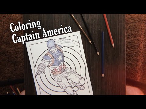 [ASMR] Coloring Session | Colored Pencils