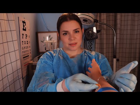 ASMR Nursing School Teacher Teaches You How to Draw Blood