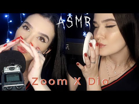 ASMR 3DIO x ZOOM: SONS DE GLOSS 💋KISSES - Naiane