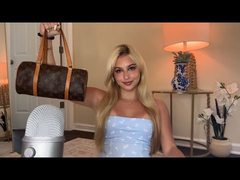 ASMR What’s In My Bag 🦋 30 Mins Of Rummaging, Whispering, Tapping