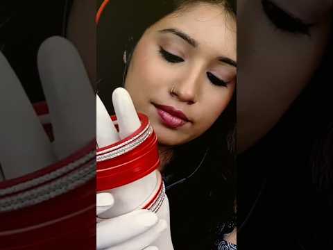 🥹✨ ASMR chooda try-on on gloved hands