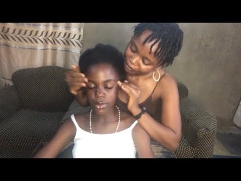 ASMR RELAXING FACE TOUCHING AND NITPICKING 