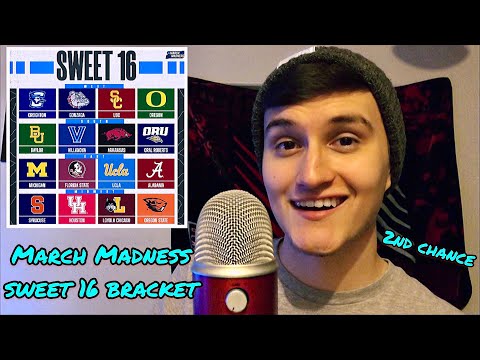 March Madness Sweet 16 ( ASMR ) Second Chance Bracket