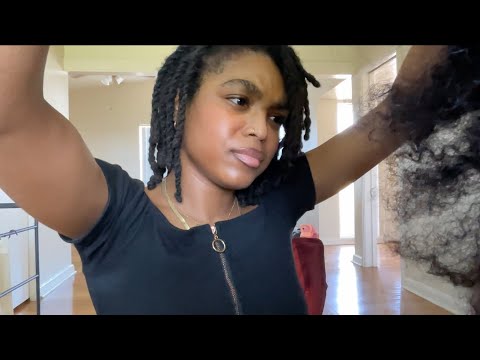 ASMR Unbraiding Your Hair + Gum Chewing & Bubble Blowing 🫧
