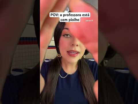POV: a professora está com piolho #asmr #humor #comedia #shorts