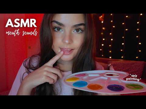 ASMR - SPIT PAINTING YOU 🎨 MOUTH SOUNDS