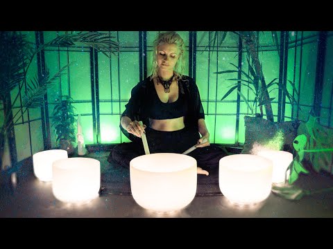 🔴Live✨ Sound bath ✨ , Singing bowls, crystal singing bowls healing frequiencies, meditation